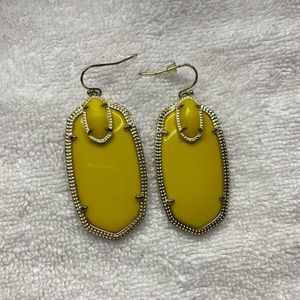 Kendra Scott Gold Danielle Yellow